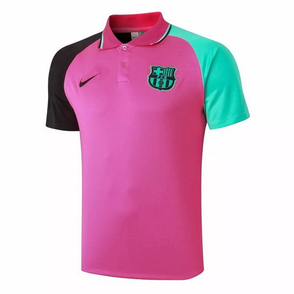 Polo Barcelona 2020 2021 Rosa Verde